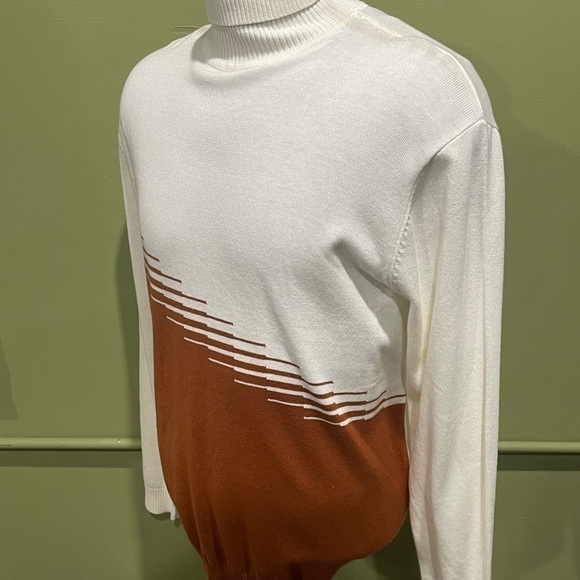 Lavane sweater turtleneck cream/cognac regular fit - Picture 2 of 3